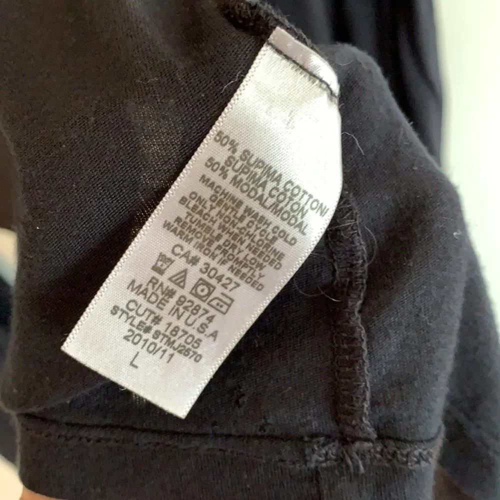 Splendid black draped jersey knit open cardigan - Picture 8 of 12